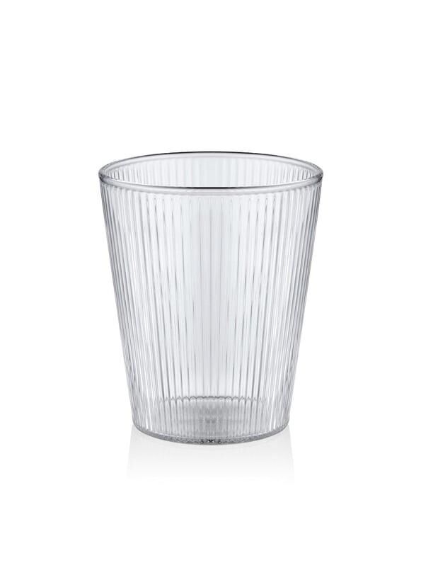 STRİPED BOROSİLİKAT CAM TEKLİ BARDAK 400ML