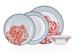 CORAL 6 KİŞİLİK 24 PARÇA YEMEK TAKIMI