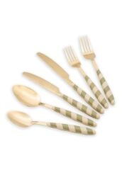 JOY GOLD YEŞİL 36 PARÇA ÇATAL KAŞIK BIÇAK TAKIMI