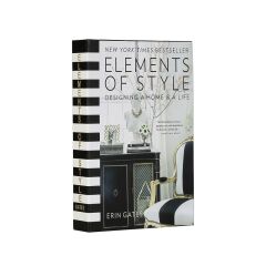 SİYAH BEYAZ DEKORATİF KİTAP KUTU