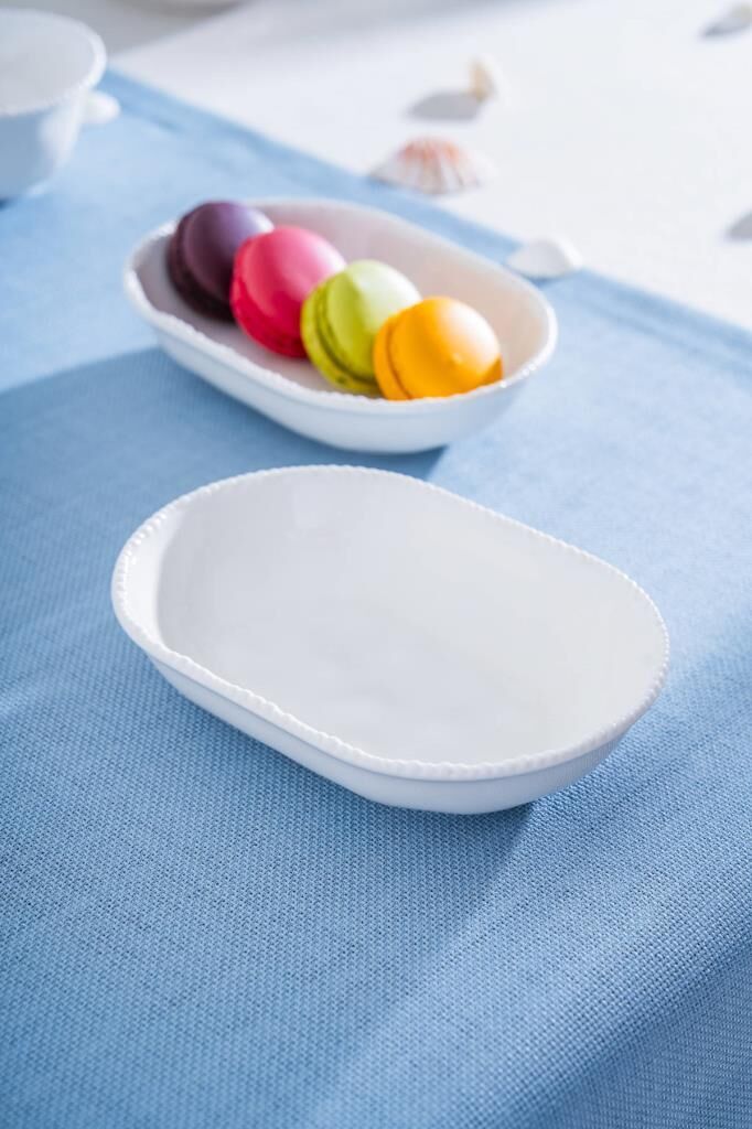 MILANO 6'LI OVAL TABAK 16CM