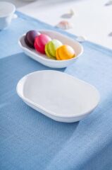 MILANO 6'LI OVAL TABAK 16CM