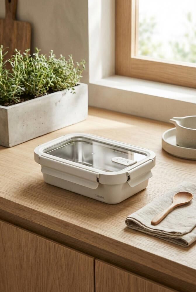 STEELOCK İÇİ ÇELİK KİLİTLİ SAKLAMA KABI 1000ML