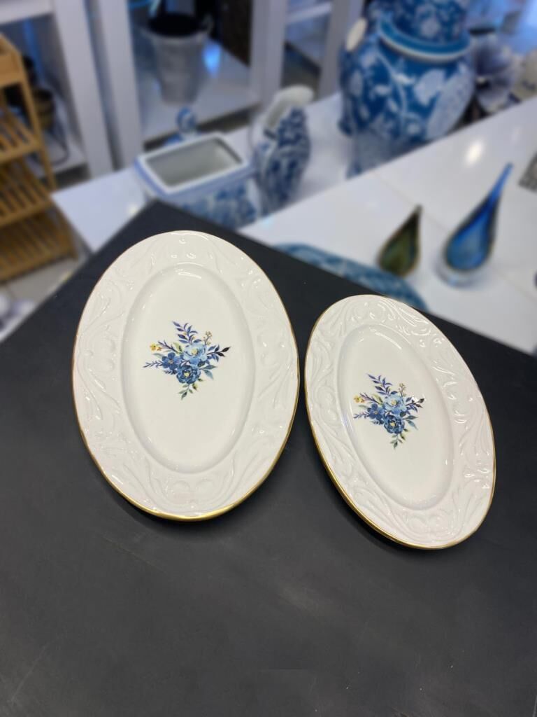 ROLYEF BLUE 2'Lİ KAYIK TABAK