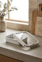 STEELOCK İÇİ ÇELİK KİLİTLİ SAKLAMA KABI 1500ML