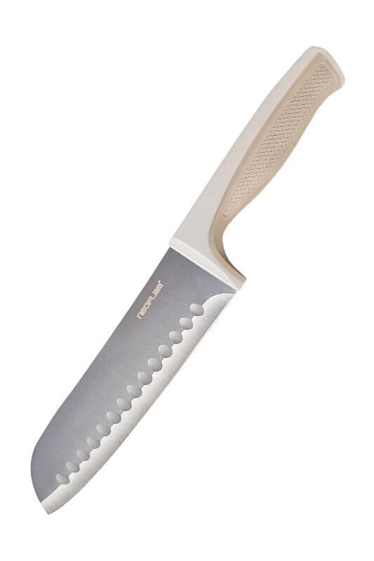 FİKA MICROBAN SANTOKU BIÇAK BEJ 18CM