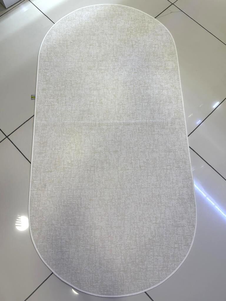 JAKAR EKRU OVAL YOLLUK/PASPAS 75X150CM