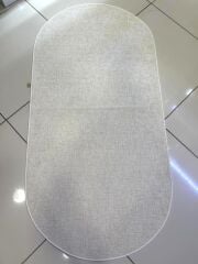 JAKAR EKRU OVAL YOLLUK/PASPAS 75X150CM