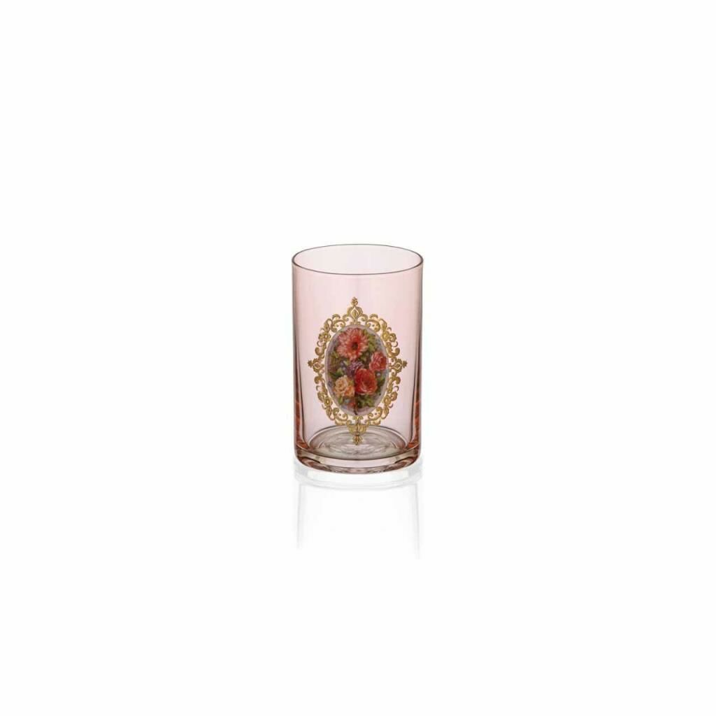 ROMANTICA PEMBE KAHVE YANI SU BARDAK
