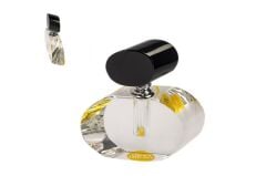 OVAL KRİSTAL DEKORATİF ŞİŞE 14cm