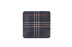 LACİVERT EKOSE SERVİS TABAK 25CM