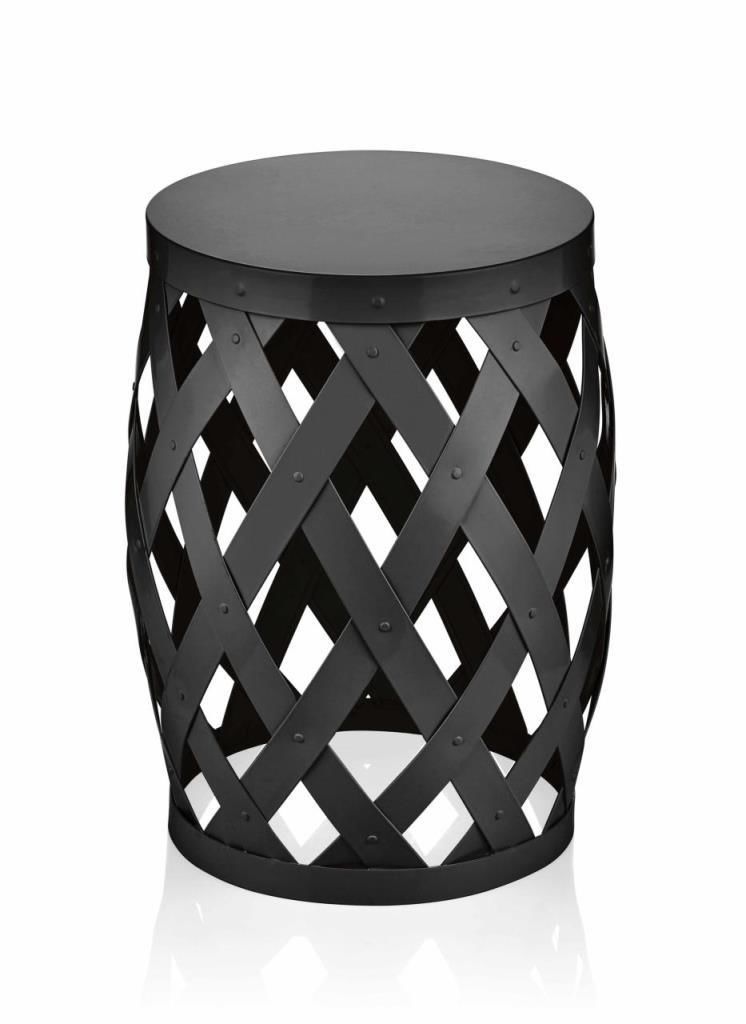SİYAH SEHPA/TABURE 50CM