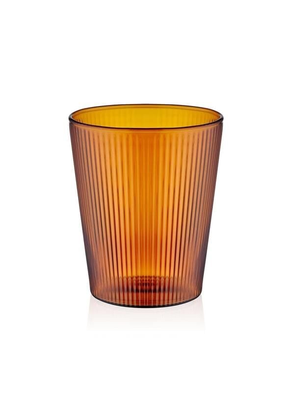 STRİPED AMBER BOROSİLİKAT CAM BARDAK 400ML