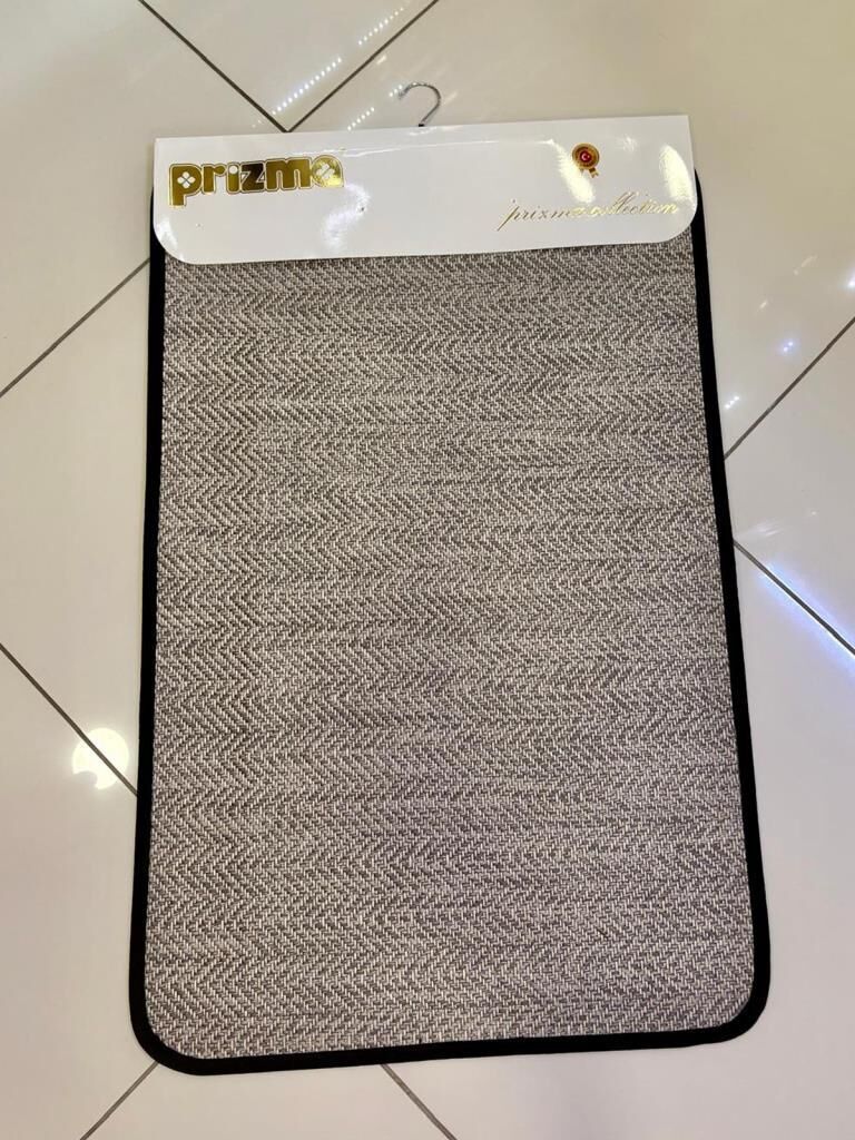 SİSAL ANTRASİT 2'Lİ BANYO PASPASI 60X100 + 50X60CM