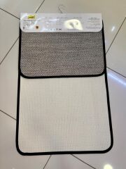 SİSAL ANTRASİT 2'Lİ BANYO PASPASI 60X100 + 50X60CM