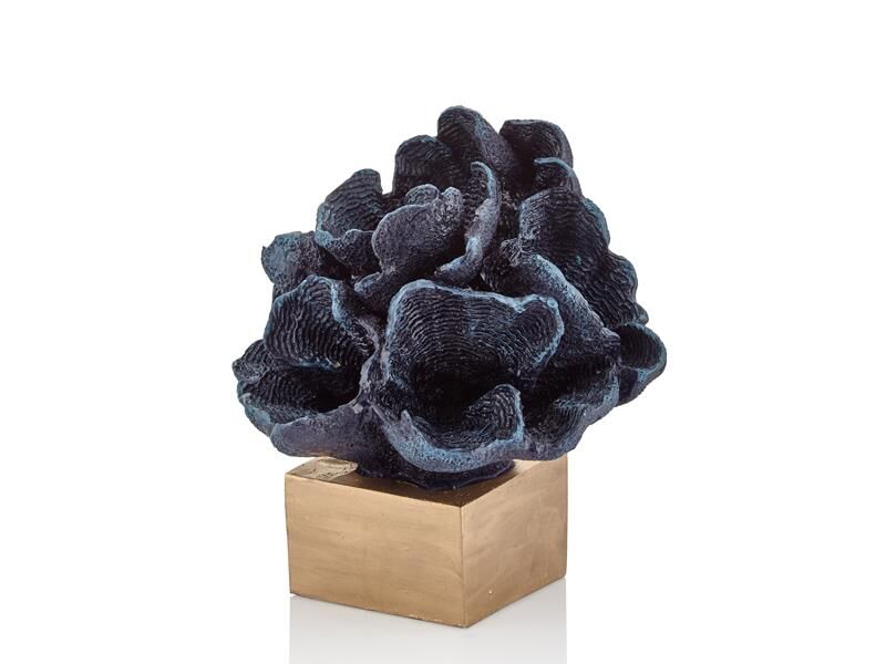 LACİVER DALGALI MERCAN DEKOR 27CM