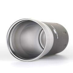 KARIBA SİYAH ÇELİK CARBON MUG KUPA 0.50LT