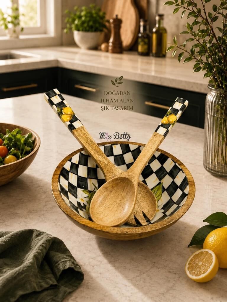 LEMON 3 PARÇA SALATA KASESİ 24CM