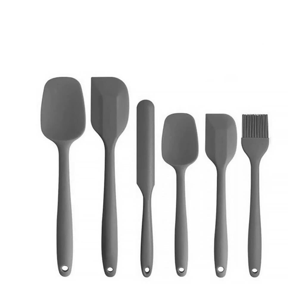 GRİ 6 PARÇA SİLİKON SPATULA/MUTFAK SETİ