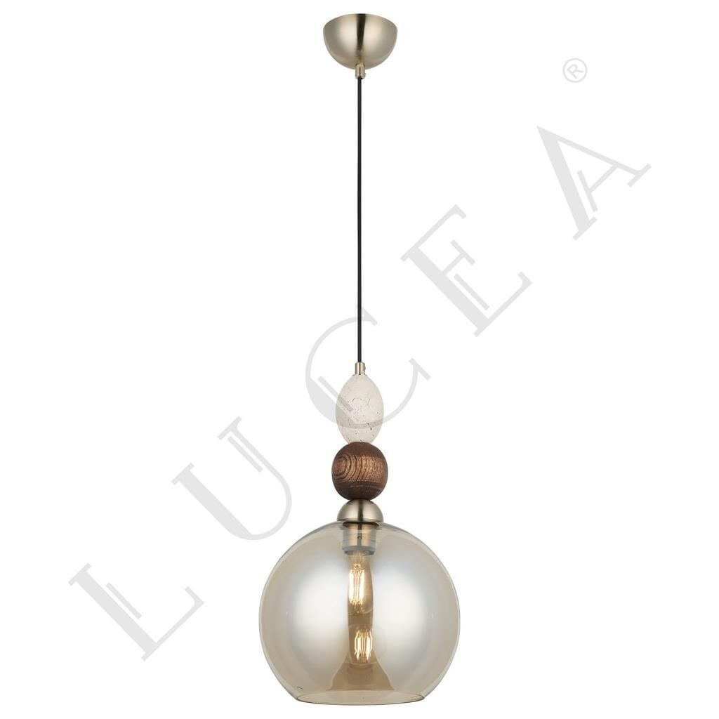 LEDO 25CM TEKLİ ANTİK LAK AVİZE