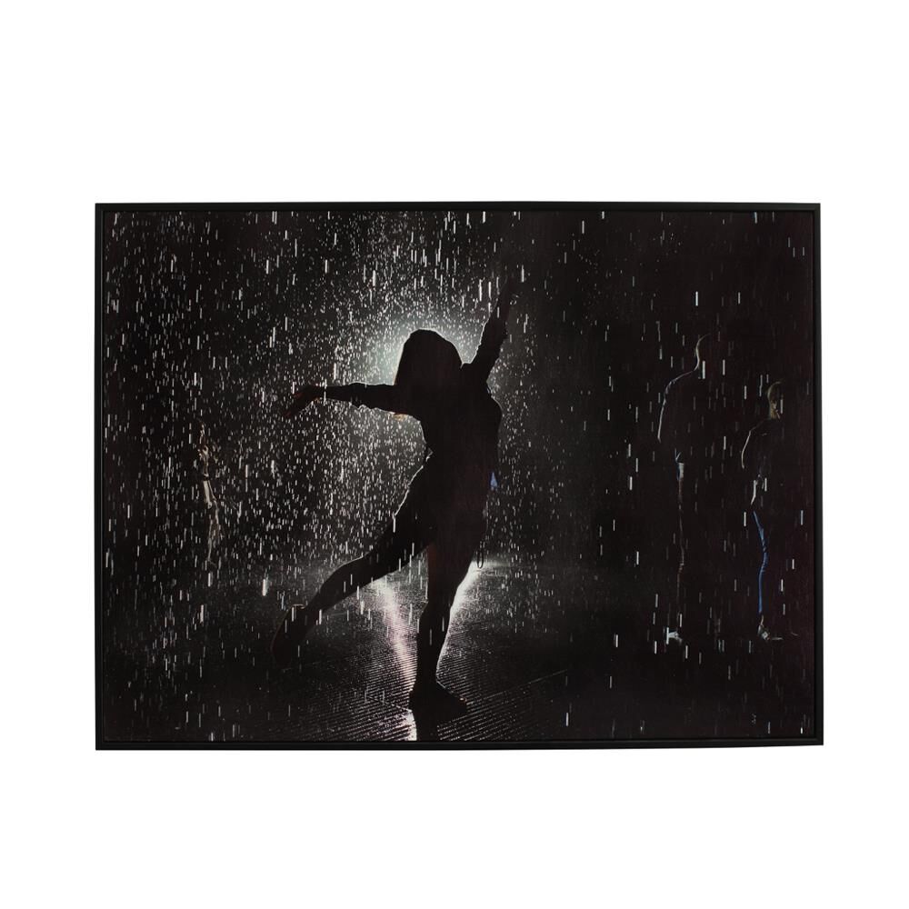 SİYAH KADIN FİGÜRLÜ DEKORATİF TABLO 90X120CM