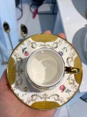 OSİRİS ALTIN DESEN2 TEK KİŞİLİK TÜRK KAHVESİ FİNCANI