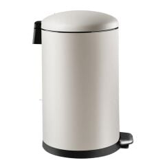 BOMBE KAPAKLI ÇÖP KOVASI 30 LİTRE MAT BEJ