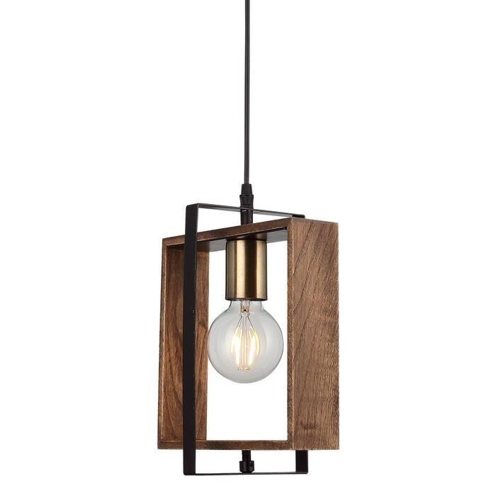 KARO ESKİTME SİYAH BOYALI TEKLİ AVİZE