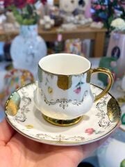 OSİRİS ALTIN DESEN2 6 KİŞİLİK TÜRK KAHVESİ FİNCANI