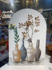3 BOYUTLU ÇİÇEK DEKORATİF TABLO 60X90CM