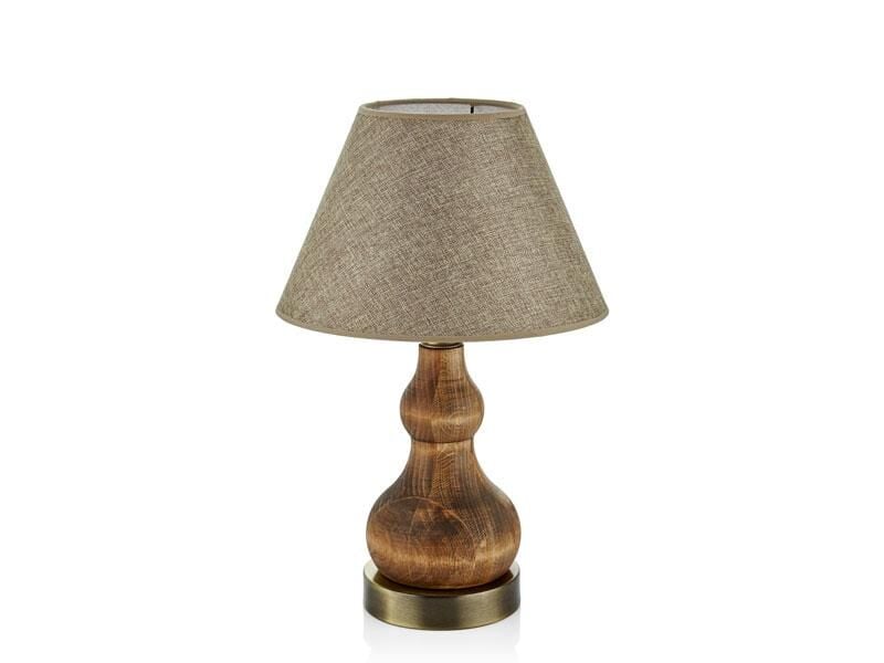 AHŞAP CHUBBY MODEL ABAJUR 48CM