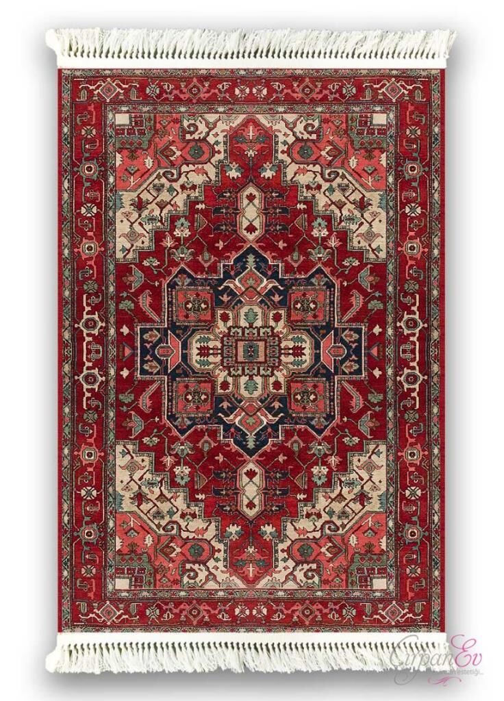 6002 KİLİM DESEN KAYDIRMAZ HALI 140X200cm