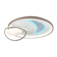 BENCI 50CM RGB LEDLİ BEYAZ PLAFONYER AVİZE 68W