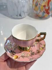 ELDON PEMBE 6 KİŞİLİK TÜRK KAHVESİ FİNCANI