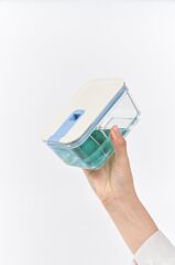 NEOFLAM PERFECT SEAL DİKDÖRTGEN CAM SAKLAMA KABI 1600ML