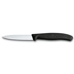 SOYMA BIÇAK DÜZ SİYAH 185 MM