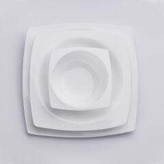 8457 BONE COLLECTION SADE 12 KİŞİLİK 60 PARÇA KARE YEMEK TAKIMI