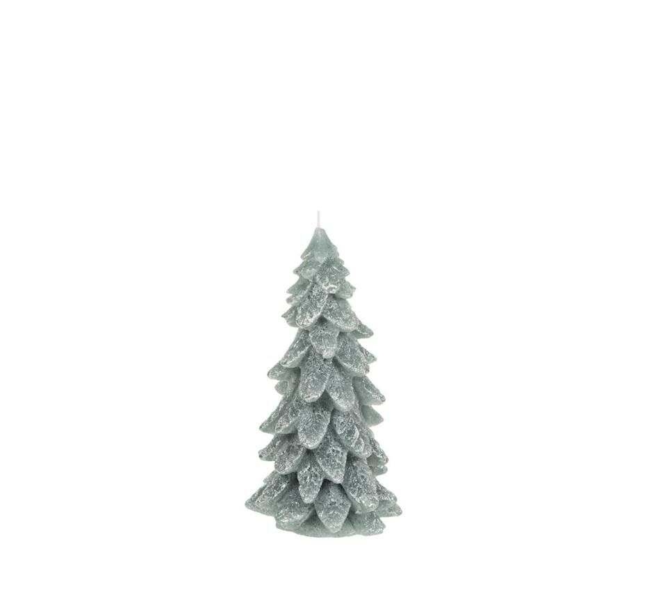 SİMLİ ÇAM AĞACI NOEL MUM DEKOR 20x10CM