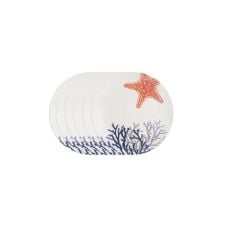MARINE DENİZ YILDIZI 6'LI PASTA TABAK 19CM