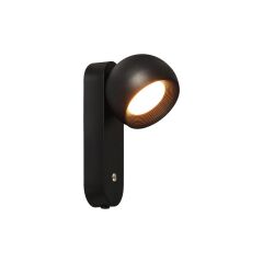 KASIE SİYAH ŞARJLI GÜN IŞIĞI LEDLİ APLİK 1.8W