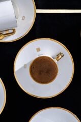 SADE ORTA ŞEKERLİ TEK KİŞİLİK TÜRK KAHVESİ FİNCANI