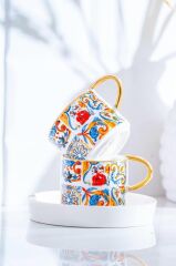 INGRID 6 KİŞİLİK TÜRK KAHVESİ FİNCANI DESEN1