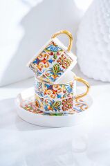 INGRID 6 KİŞİLİK TÜRK KAHVESİ FİNCANI DESEN2