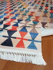 6005 ETNİK DESEN KAYDIRMAZ HALI 80x150cm