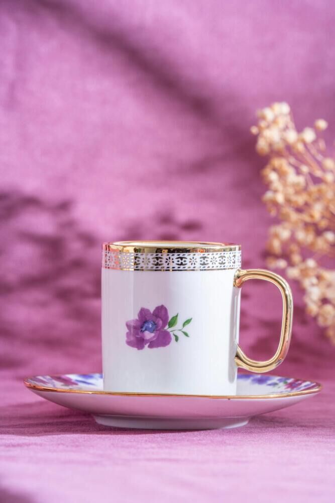 ASHLEY 6 KİŞİLİK TÜRK KAHVESİ FİNCANI