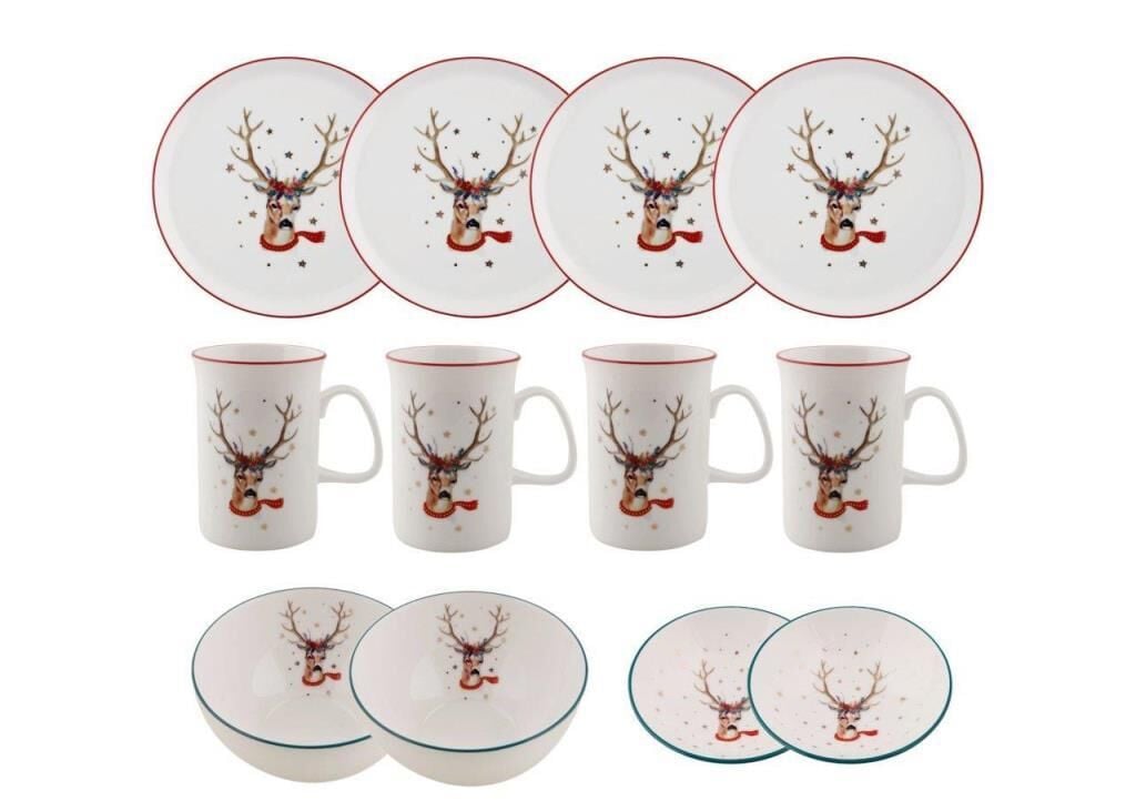 WINTER 12 PARÇA 4 KİŞİLİK KAHVALTI/SERVİS TAKIMI