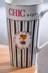 POOL BEAR PORSELEN KUPA 500ML