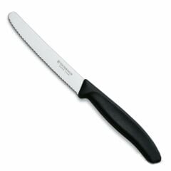 DOMATES BIÇAK TIRTIKLI SİYAH 210 MM
