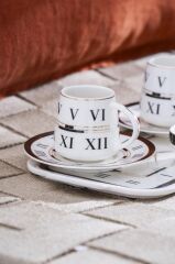 TIMELESS 2 KİŞİLİK TEPSİLİ TÜRK KAHVESİ FİNCANI