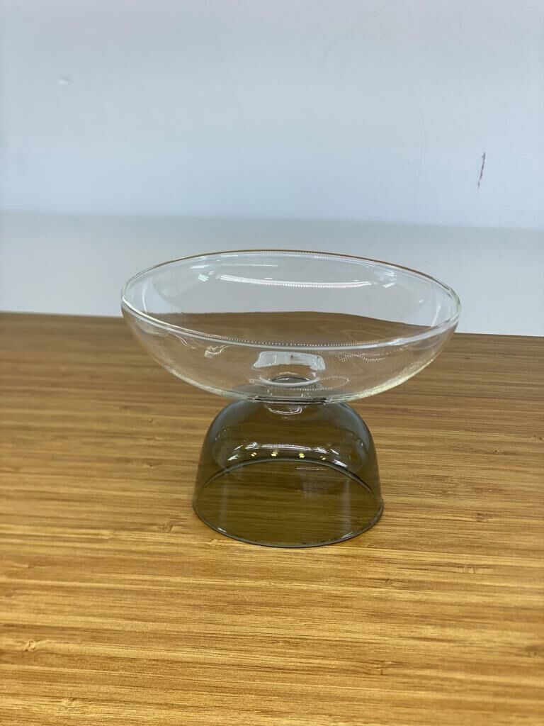 CAM GRİ AYAKLI KASE/DONDURMALIK 250ML